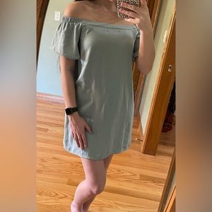 Off the shoulder dress